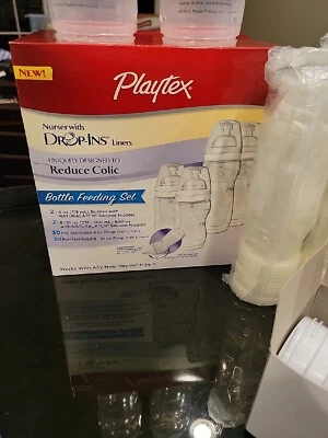 Playtex Nurser Bottles Drop In Liner & Kinde Direct Pump Feed breastmilk Storage - Image 1 of 4