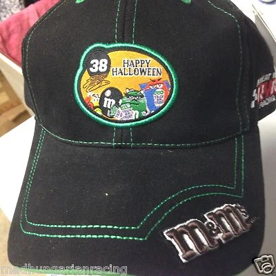 ВИНТАЖНЫЙ NASCAR ELLIOTT SADLER M & M'S ГОНКИ ХЭЛЛОУИН ШЛЯПА КРЫШКА НОВЫЙ С ЯРЛЫКОМ ПОГОНИ - Изображение 1 из 4