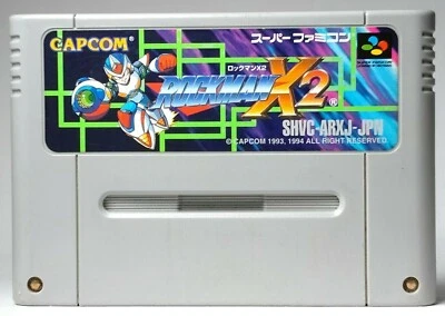 Mega Man X2 Capcom Super Famicom Cartridge SFC SNES aus Japan - Bild 1 von 4