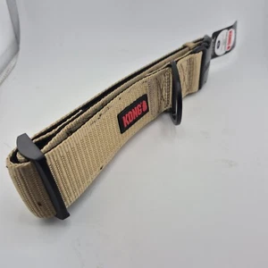 KONG Max HD Ultra Durable Tan XL Neoprene Padded Adjustable Dog Collar Belt - Picture 1 of 8