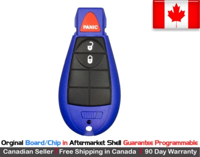 1 сменный синий брелок для дистанционного открывания дверей без ключа от оригинального производителя для Chrysler Dodge Jeep  - Изображение 1 из 2