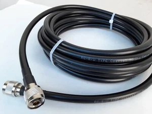 US MADE RG-8/U N Male to N Male Antenna 50 ohm Coax Cable - Picture 1 of 3