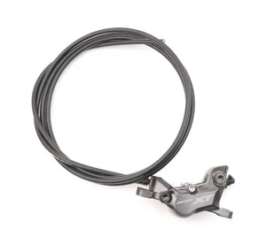 Shimano XT BR-M8120 Zacisk hamulcowy 4-tłoczkowy z przewodem 1700 mm PM z klockami hamulcowymi - Zdjęcie 1 z 4