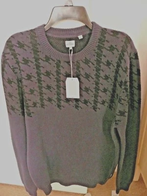 SUÉTER HOMBRE MARCA BEN SHERMAN AZUL MARINO OSCURO Nuevo Con Etiquetas TALLA L Foto 1 de 4