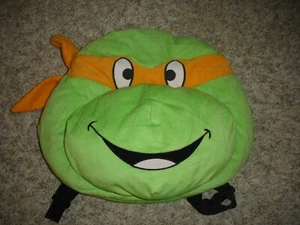 TMNT Teenage Mutant Ninja Turtles plush Michelangelo Mikey backpack 2011 pillow - Picture 1 of 4