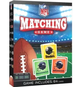 NFL Matching Game for Kids and Families 32 NFL TEAMS AND 64 CARDS - Picture 1 of 3
