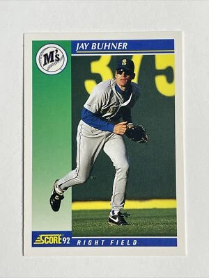 1992 Score 64 Jay Buhner Seattle Mariners - Image 1 of 2