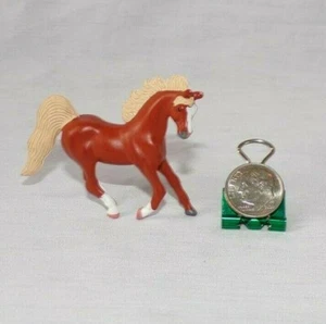 Miniature Dollhouse Empire Animal Horse Figurine Plastic Toy 1.75" 1996 Tan - Picture 1 of 2