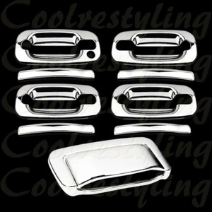 For 2000~06 CHEVY TAHOE SUBURBAN Chrome 4 Door Handle TAILGATE COVERS - Picture 1 of 1