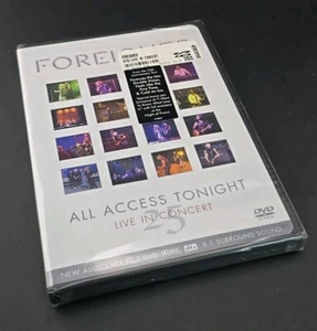 Foreigner, All Access Tonight Live Concert NEW! DVD 25th Anniversary Tour SEALED - Picture 1 of 2