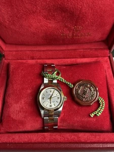 ROLEX ♛ Oyster Perpetual 76183 SS & 18kt With Box & Papers and Authenticated - Picture 1 of 13