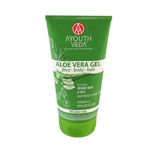 Ayouthveda Aloe Vera Gel | Multi Purpose Gel For Face, Body & Hair 150g - Picture 1 of 5
