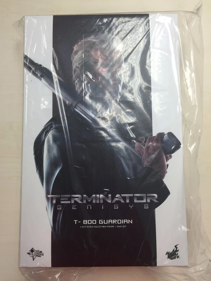 Hot Toys MMS 307 Terminator Genisys T800 T 800 Guardian Arnold Schwarzenegger - Image 1 of 1