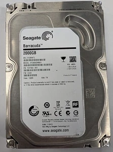 Seagate Barracuda 2TB 3.5" SATA III Internal Hard Drive - ST2000DM001 - Afbeelding 1 van 2