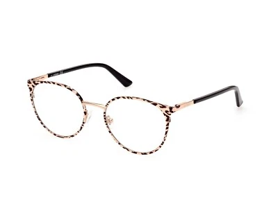 GUESS GU2913 Rose Gold 028 Round Metal Eyeglasses Frame 50-18-140 Petite Fit GU - Image 1 of 4