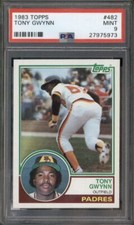 1983 Topps #482 Tony Gwynn RC Rookie PSA 9