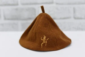 Vintage Girl Scout “Brownie” Hat Wool Cotton Blend - Picture 1 of 2