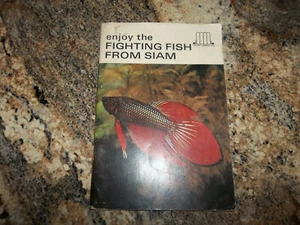 Enjoy the Fighting Fish from Siam, Paperback, 1967, English - The Pet Library - Picture 1 of 9
