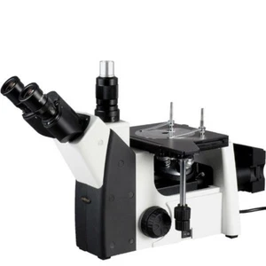 AmScope 50X-800X Microscopio Metalúrgico Trinocular Invertido - Imagen 1 de 8