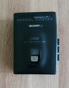 Rare Vintage Sharp JC190 tragbares Stereo-Kassenttenspieler Radio funktionen - Bild 1 von 6