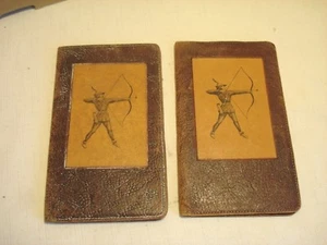 Vintage.....Pair..Of...Leather...1952...Pin-up...Girls....Pocket....Calendars... - Picture 1 of 8