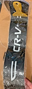 Protector de umbral de puerta de coche de cuero texturizado de fibra de carbono compatible con CR-V CRV - Imagen 1 de 1