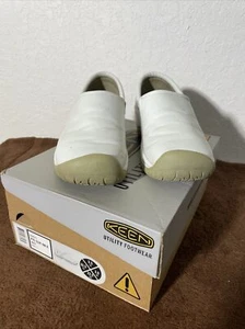 Keen PTC Slip On II Shoes Women 5.5 White Slip Resistant Work Career Nurse Clogs - Picture 1 of 11