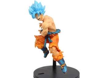 Dragon Ball Z Super Saiyan Dios Pelo Azul Goku Figura Batalla Final - Imagen 1 de 4