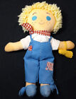 1960s Vintage Mexican Rag Doll Baby Doll Handmade Blonde Blue Eyes /68