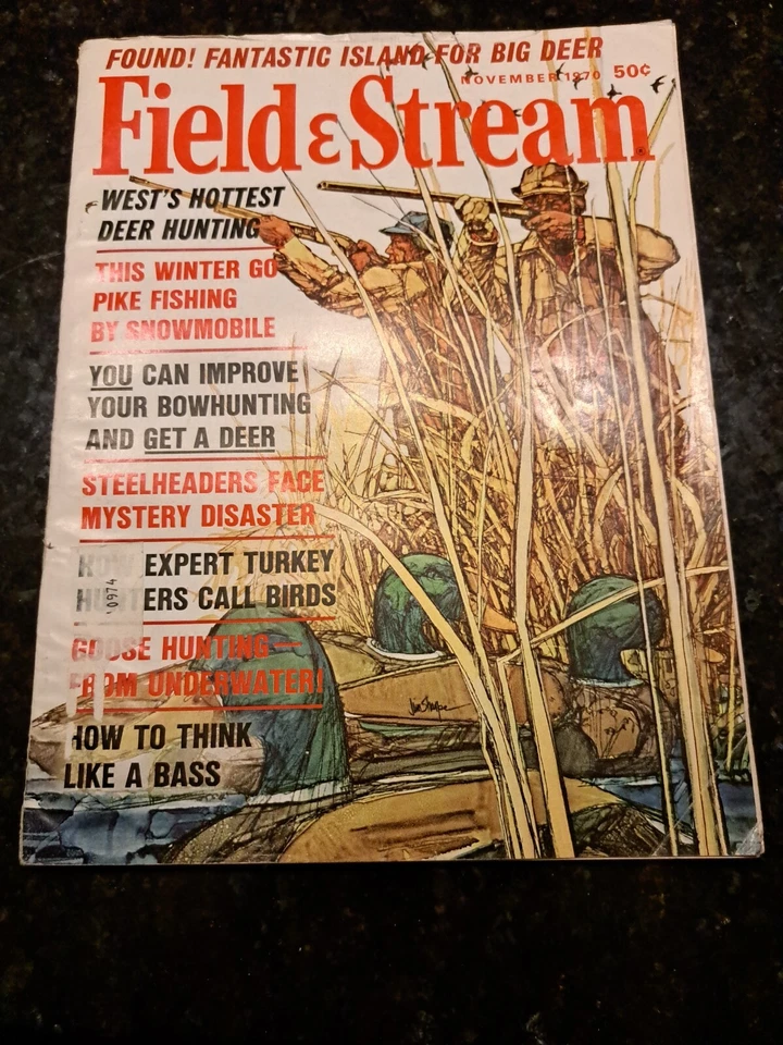 1970 Field & Stream magazine November West hottest deer hunting  - Image 1 of 4