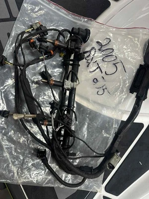 02-07 SEADOO 4TEC SUPERCHARGED FUEL RAIL + INJECTORS & WIRE HARNESS RXP RXT GTX — 第 1/2 张图片