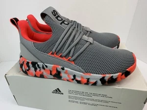 Adidas Boys Lite Racer Adapt 7.0 IE8702 Gray Running Shoes Big Kid Size 3 NIB - Picture 1 of 12