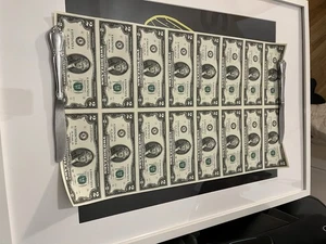 2013 Uncut Sheet Of 16 Uncirculated 2 Dollar Bills Notes Note Rare - Picture 1 of 6