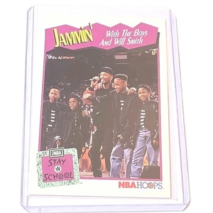 1991 NBA Hoops Jammin’ Will Smith #326 with Pop Group The Boys - Picture 1 of 2