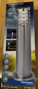 3 Stück Grundig Außen-Säulenleuchte, Outdoor Post Light, Edelstahl - Bild 1 von 6