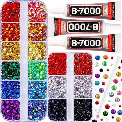 Ultimate Rhinestone Bedazzler Kit: 11000 gemas y pegamento B7000 para proyectos creativos Foto 1 de 4