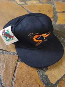 Deadstock Vintage Baltimore Orioles New Era Diamond Pro Model Fitted Hat 7 3/4 - Picture 1 of 15
