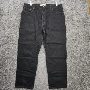 Levi's Relaxed Fit 550 Jeans Men 40x30 Black - Picture 1 of 8
