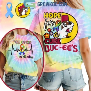Buc-Ees Fight Cancer Hope For A Cure 3D T-Shirt - Picture 1 of 2