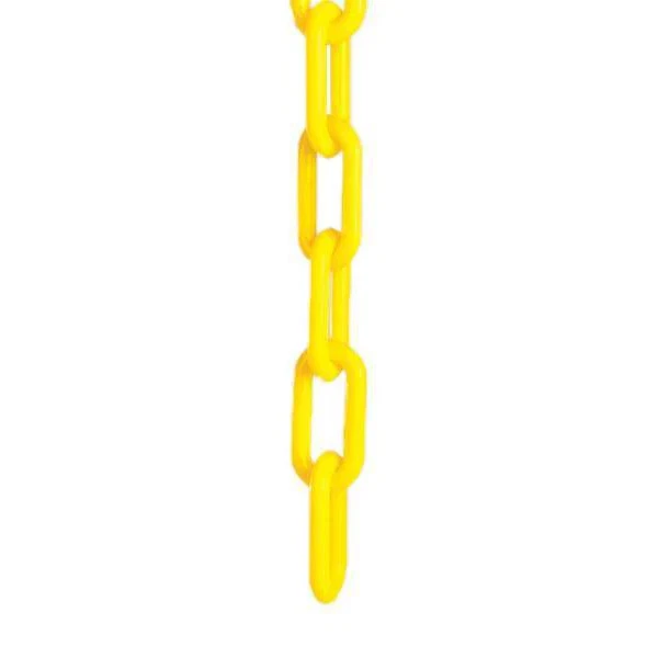 Manufacturer Varies Plastic Chain, Yellow, 50 ft Length, Gloss 30002-50 - Image 1 of 1