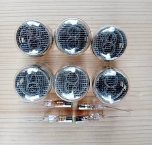 6 X IN-4 and 4 X INS-1  Neon Bulbs "dot" Soviet Nixies 4pcs. New. 100% Tested. - Picture 1 of 7