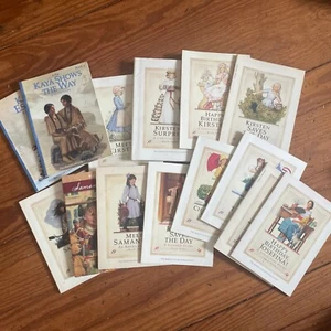 Lot 14 American Girl Doll Books Paperback Kirsten Felicity Samantha Kaya Molly - Picture 1 of 2