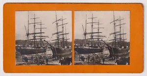 STEREO S.I.P c.1900 - CANNES Le Port - Vintage argentic print - Imagen 1 de 1