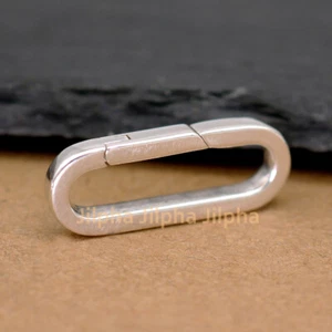 Chiusura connettore accorciatore collana perle argento sterling 21 mm A5385 - Foto 1 di 5