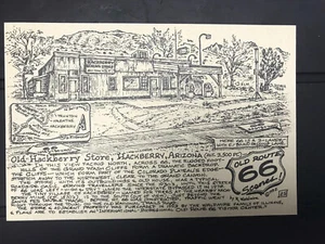 POSTAL WALDMIRE ROUTE 66 MOTHER RD. ARIZONA, HACKBERRY, ANTIGUA TIENDA HACKBERRY 25 - Imagen 1 de 3