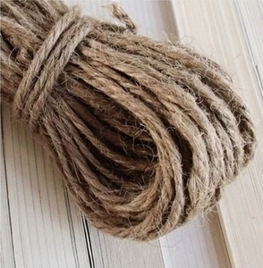 VC Worx Casa de Cáñamo Orgánico Fino 12 Hilos Mecha (2m) Rumano Natural EN TODO EL MUNDO - Imagen 1 de 2