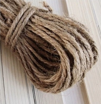 VC Worx Hemp House Organic Fine 12 Strand Wick 4m Natural Romanian DOUBLE PACK Foto 1 de 3