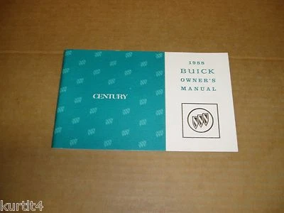 1988 Buick Century руководство пользователя ОРИГИНАЛЬНАЯ книжная литература - Изображение 1 из 4