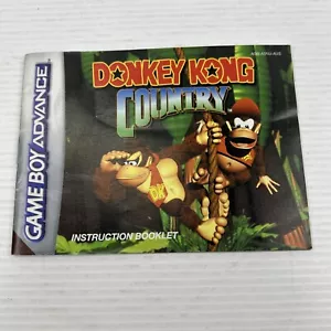 Donkey Kong Country Nintendo Gameboy Advance Instruction Manual/Booklet AUS #2 - Bild 1 von 2
