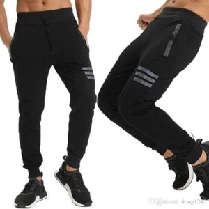 Men Long Casual Sports Pants Gym Hip Hop Trousers Running Jogger Gym Sweatpants - Picture 1 of 12